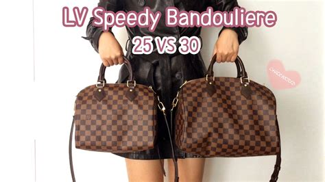 louis vuitton speedy b 25 vs 30|Louis Vuitton sizes chart.